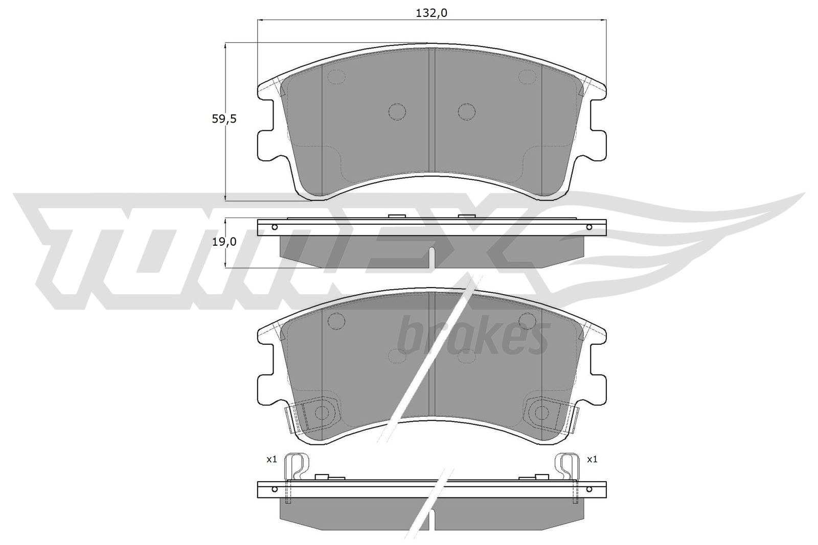 TOMEX Brakes TX 13-03 Sada...